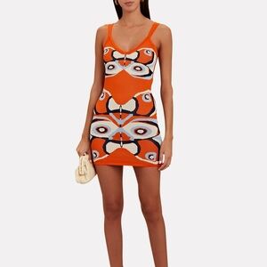 ALEXIS butterfly mini dress